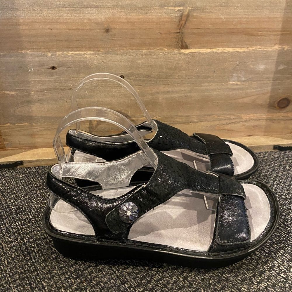 ✅Alegria Kerri Sandal Black sling back